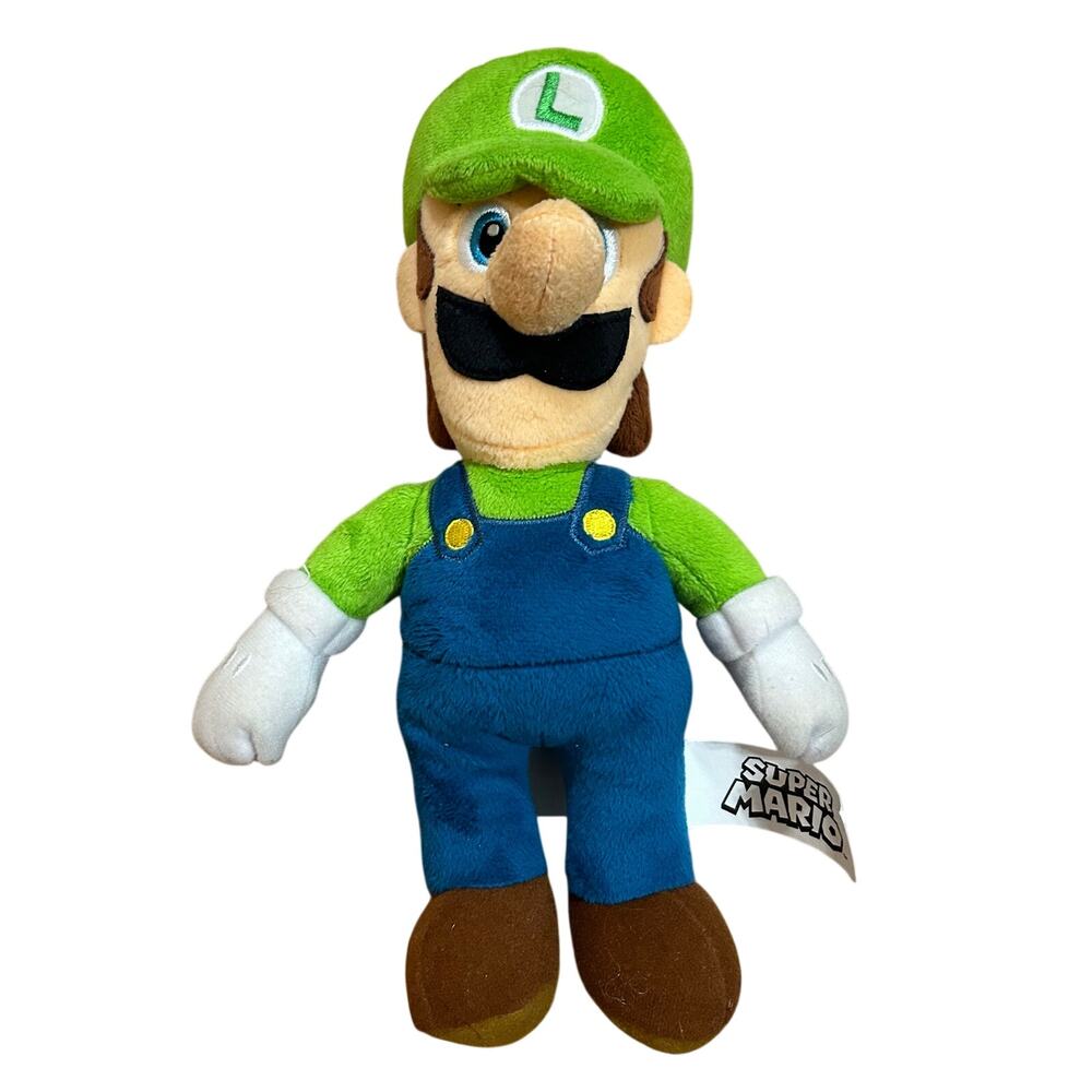 Super Mario Luigi 11" Plush Stuffed Doll Nintendo